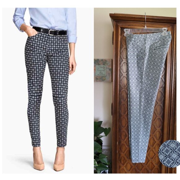 Bebop Printed Skinny Ankle Crop Pants NWOT! - Size 3/4 - Picture 16 of 16